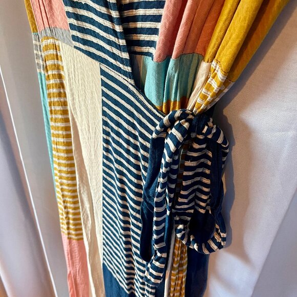 Anthropologie Positano Maxi Wrap Dress Large - Picture 6 of 9